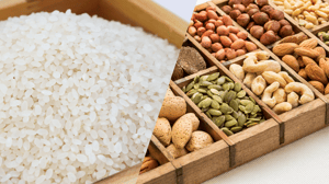 Blog Post - Background - Nuts and Rice