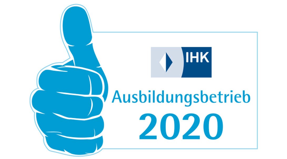 Zertifikat IHK Top Ausbildungsbetrieb 2020  © IHK