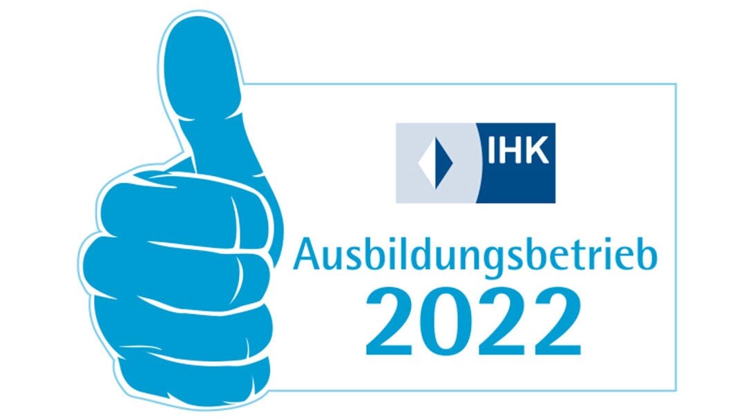 Zertifikat IHK Top Ausbildungsbetrieb 2022  © IHK