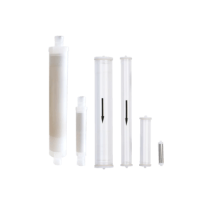 Silica Alox Säulen aus Glas oder Kunststoff